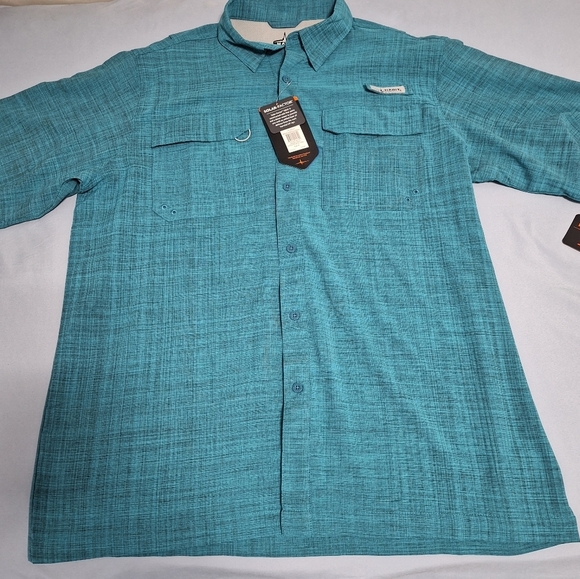 Men's Habit Herring Lake short Sleeve River Shirt in a mens large. NWT - Picture 1 of 7